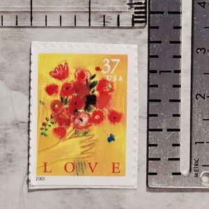 2005 " Love Bouquet " Scott catalog #3898 USPS COLLECTORS STAMPS